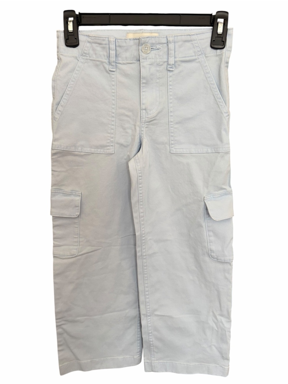 abercrombie kids Light Blue Wide Leg Cargo Pants